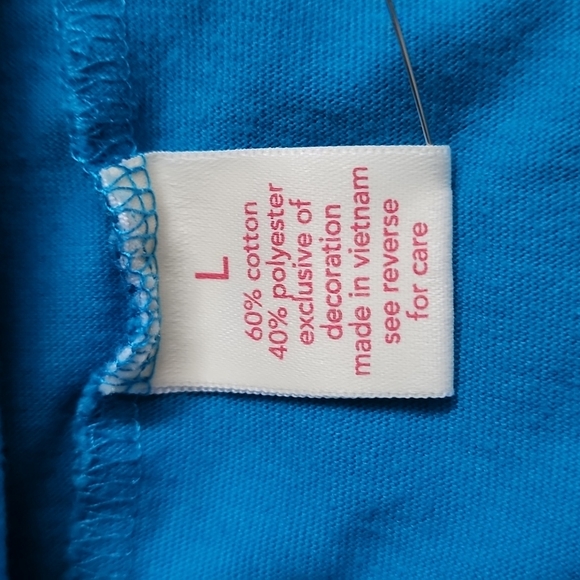 Coral Bay Navy Blue Top with Embroidered Design - Picture 4 of 6